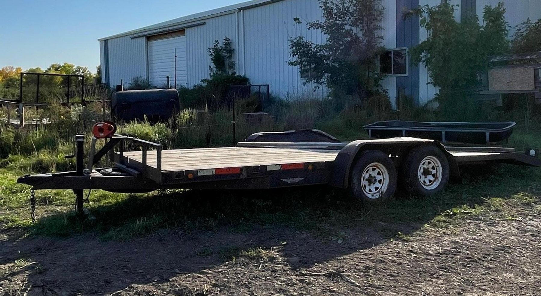 Farm Machinery: John Deere 5420 Tractor, H&H 18' Trailer