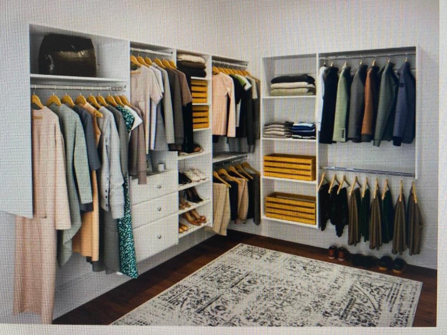 Surplus King and Queen Mattresses, Floor Tile, Closet Organizer