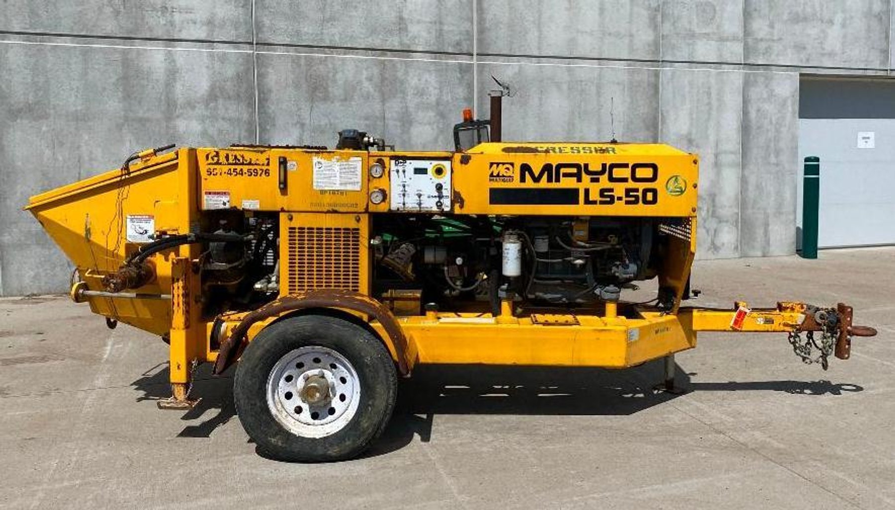 Surplus Concrete Equipment: 2003 Ford F-550 Service Truck, John Deere Gator, Pumps, Saws, Rider, Laser Levels