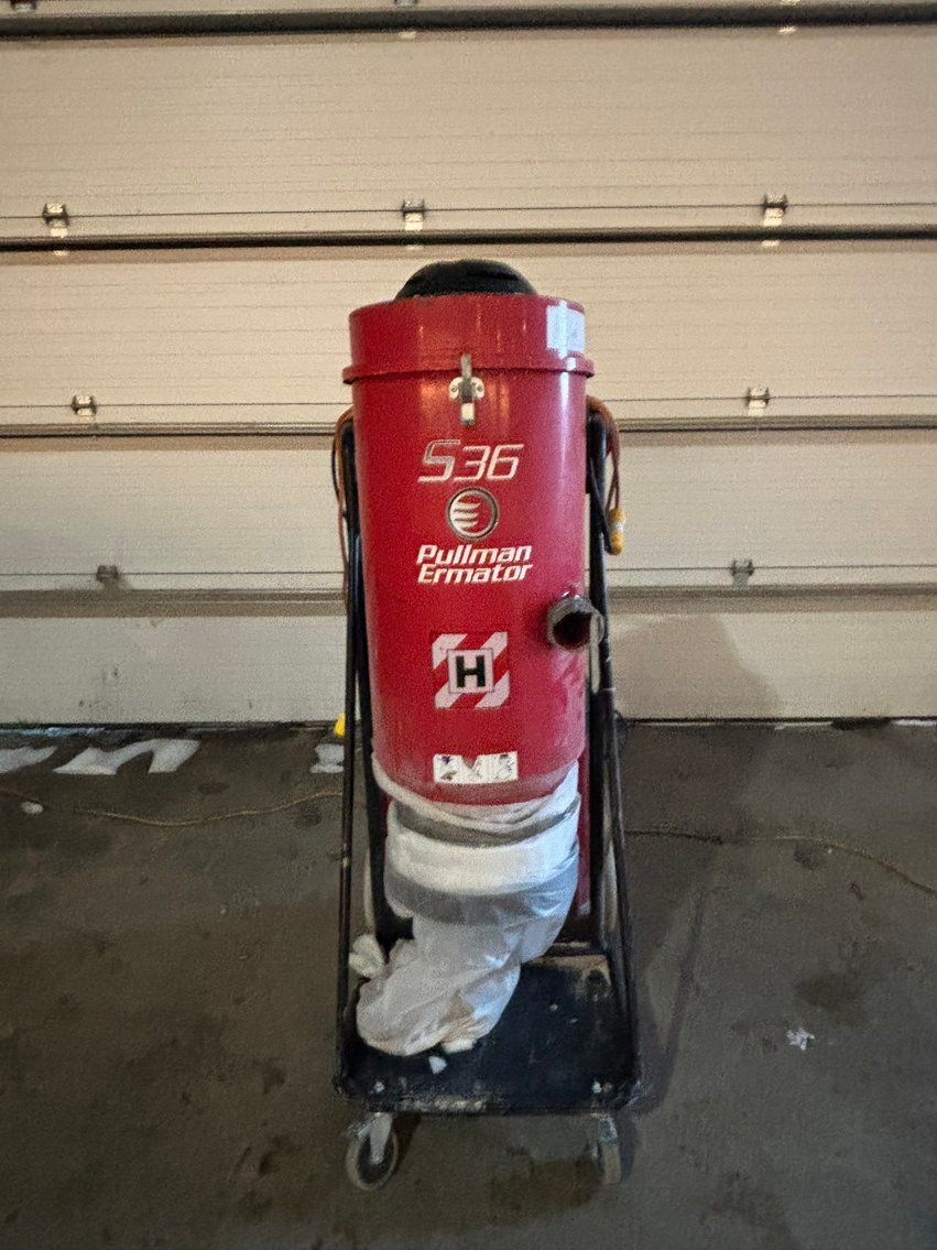 (3) Pullman Ermator S36 HEPA Dust Collectors (152882)