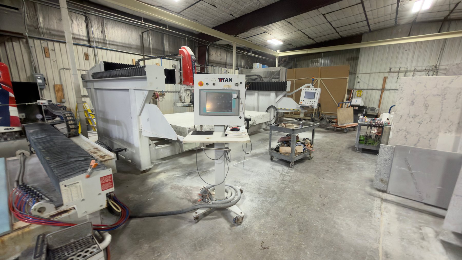 OPENING SOON: Complete Granite Fabrication Shop Liquidation