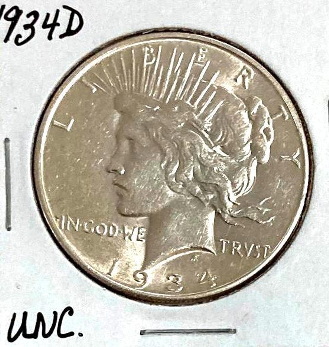 Silver Dollar & Half Dollar Coins: Peach, Morgan, Walking Liberty, Barber, Franklin, Kennedy