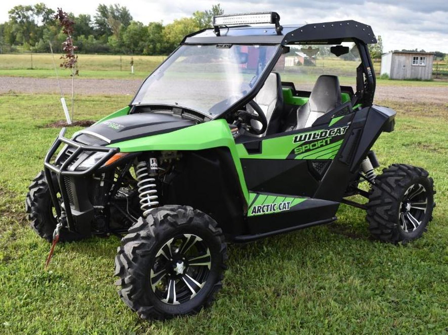 Farm Machinery, (12) Gravity Boxes, Attachments, 2015 Arctic Cat Side By Side, Vehicles