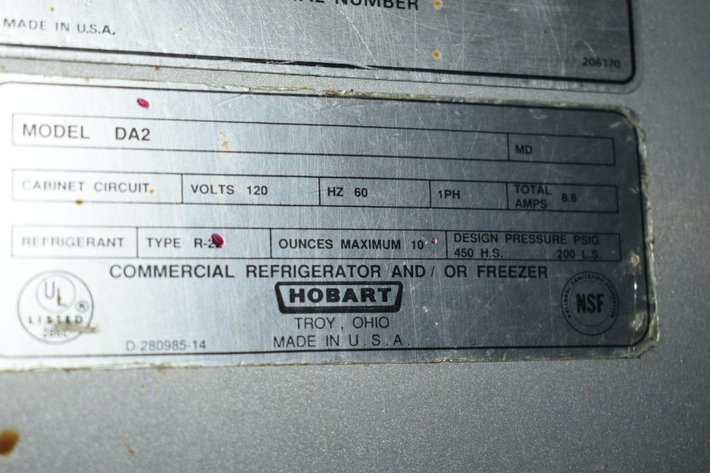 Image for Hobart Commercial Refrigerator