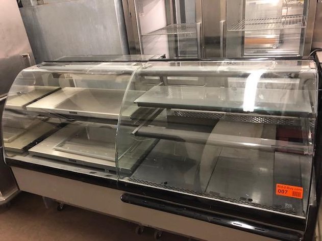 Image for Hatco Glo-Ray Curved Glass Combo Refrigerated Case and Hot Case