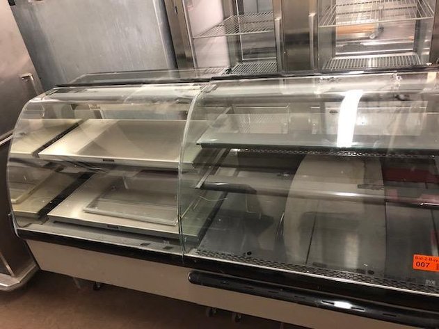 Image for Hatco Glo-Ray Curved Glass Combo Refrigerated Case and Hot Case