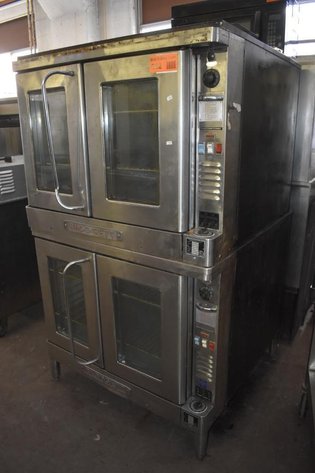 Image for Blodgett ZephAire Electric Double Stacked Two Door Convection Ovens