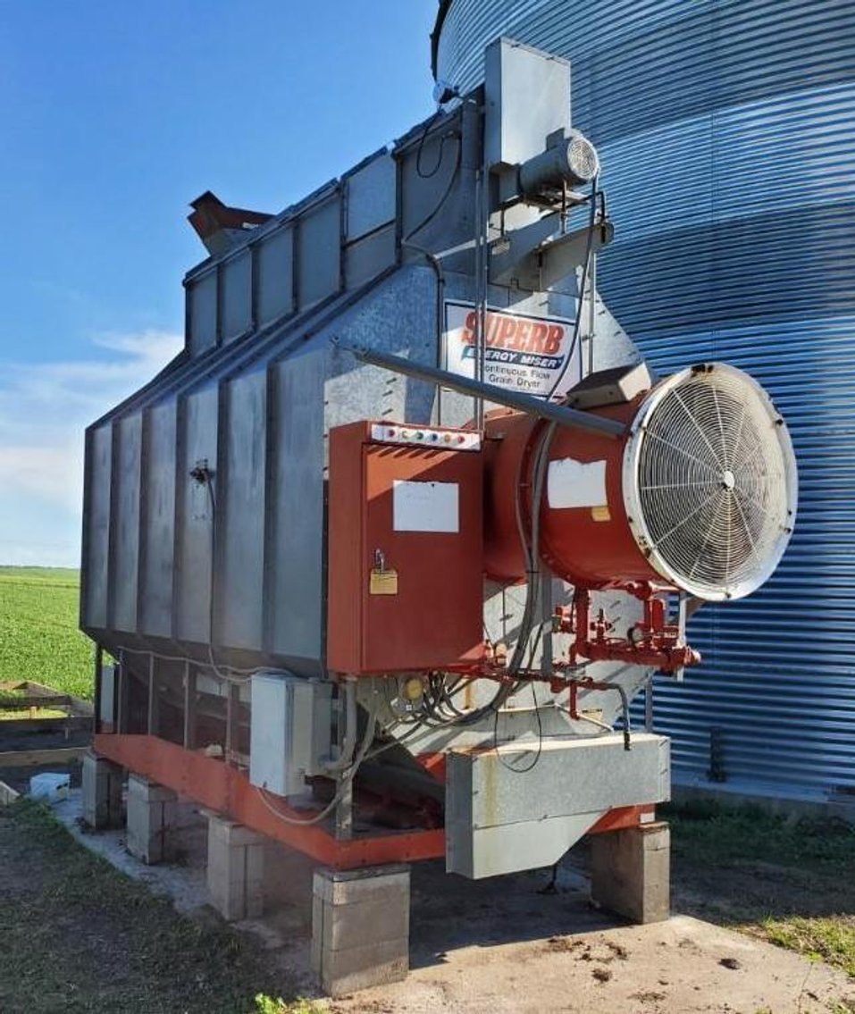 1996 SUPERB SD250VQ GRAIN DRYER 1-OWNER 450 BUSHEL/HOUR