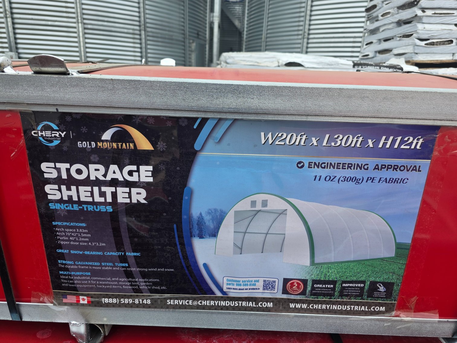 Warehouse Equipment, Sea Containers, Storage Shelters, Tool Benches (139309)