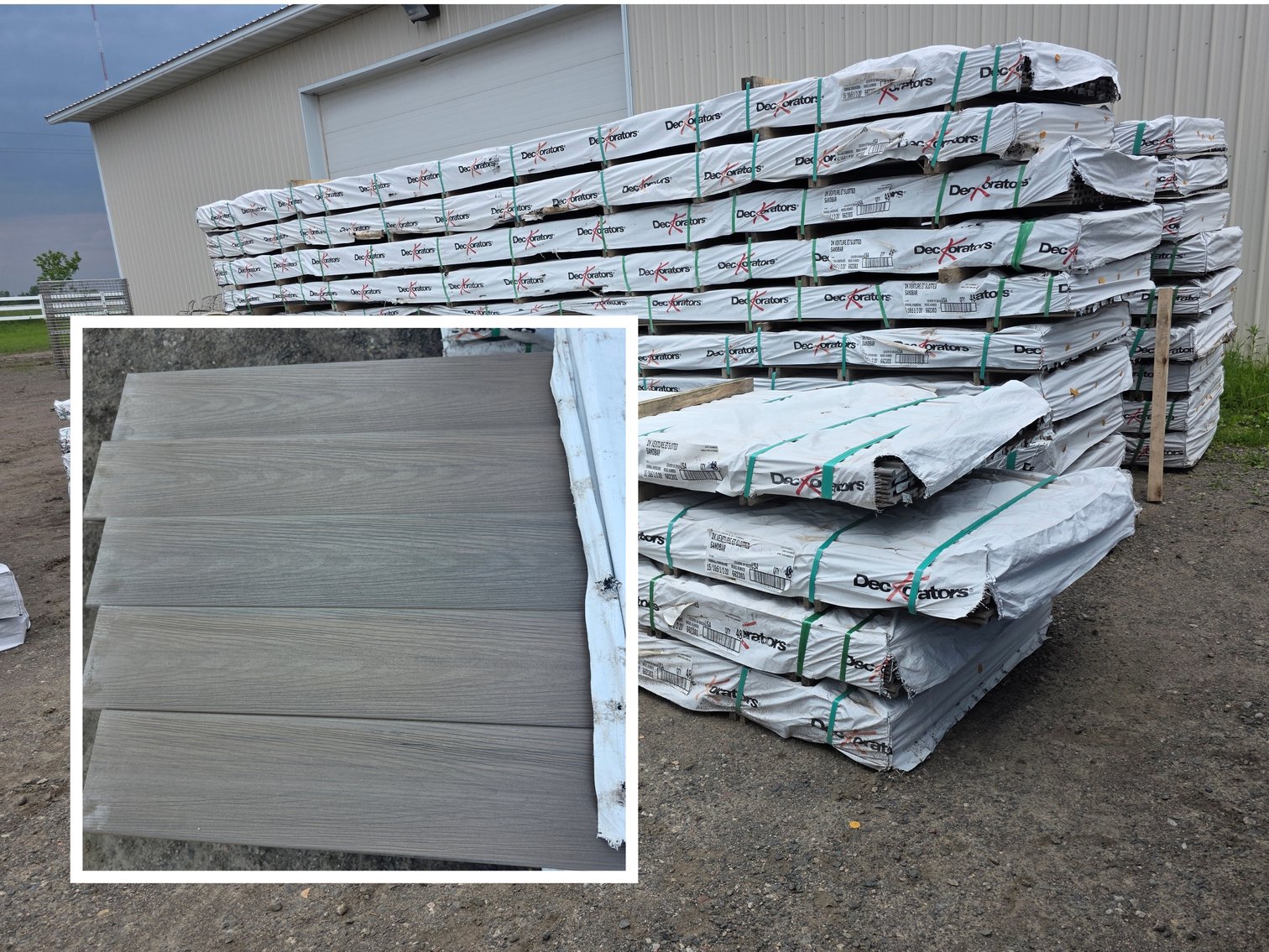 8' & 20' Deckorators Composite Deck Boards: Brown & Sandbar (141927)