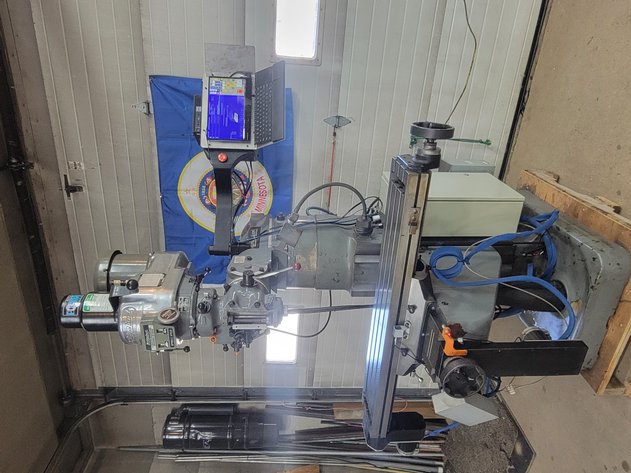 Image for 3 Axis CNC Bridgeport Mill & Piranha P2-88 Iron Worker (141044)