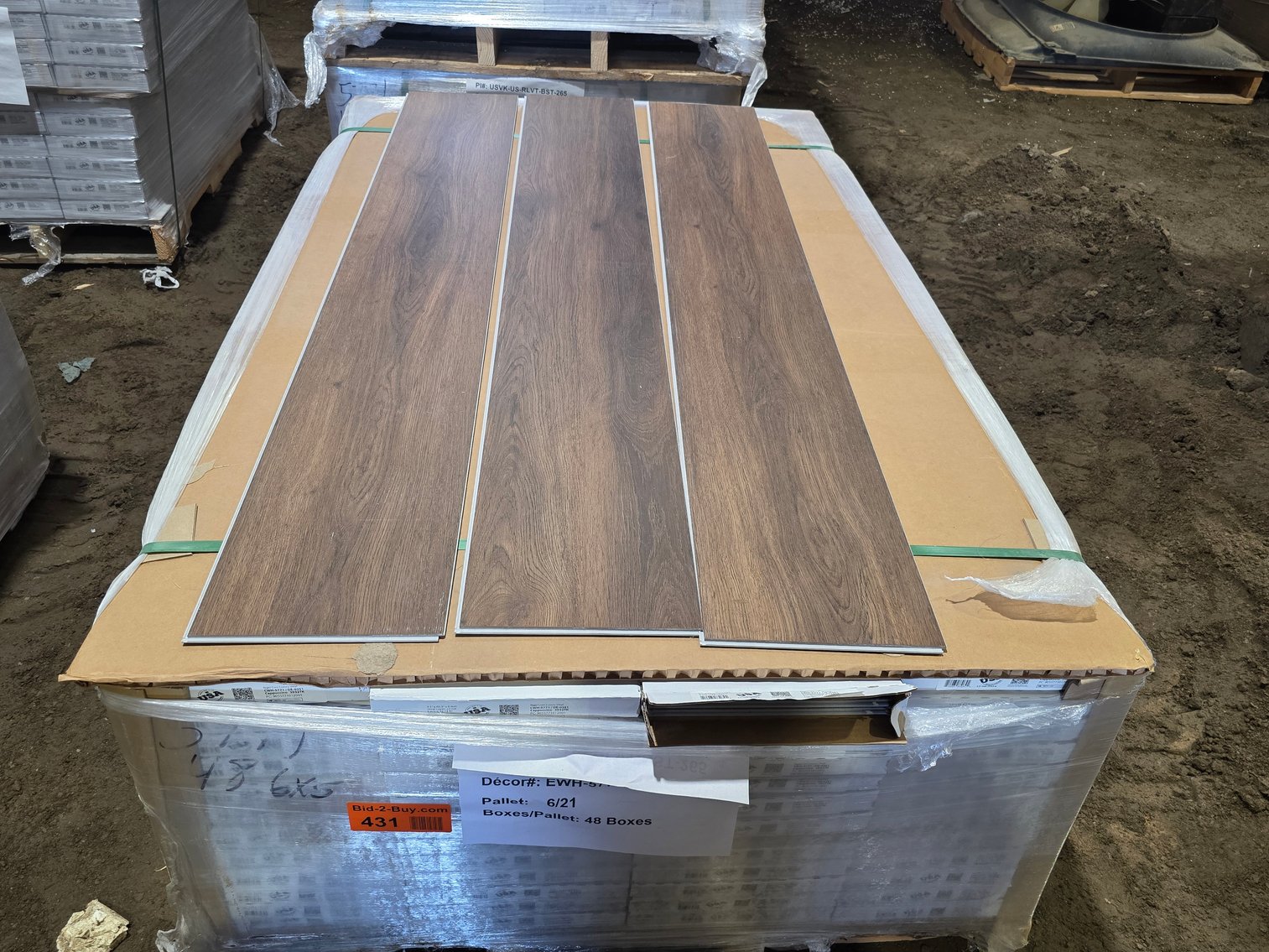 Waterproof Luxury Vinyl Click Plank Flooring (143287)