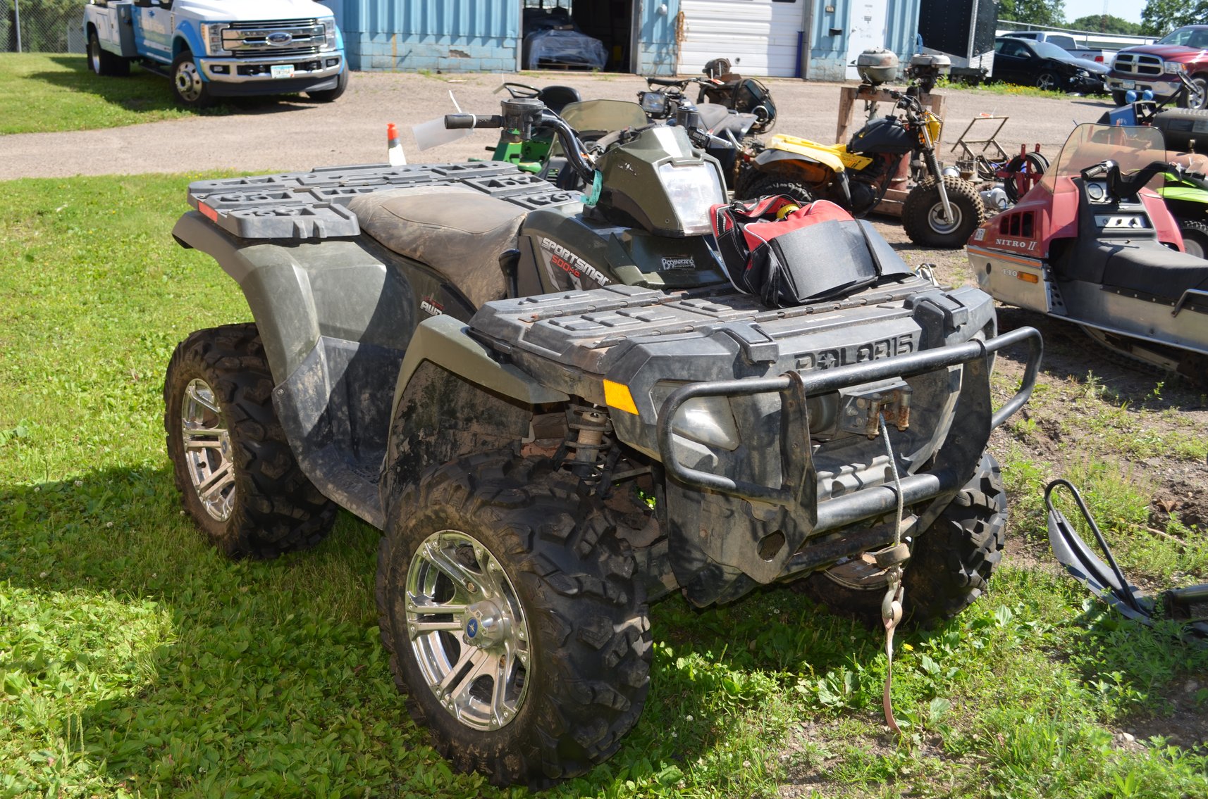Repo Yard Abandonment Auction: Snowmobiles, Trailers, Dirt Bikes, Tools, Go-Karts & More! (144451)