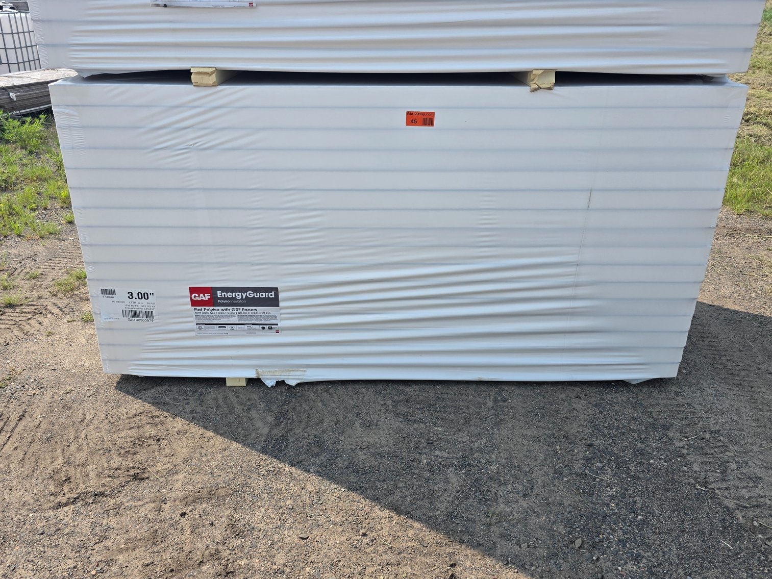 GAF EnergyGuard Polyiso Insulation: Tapered & Flat (145879)