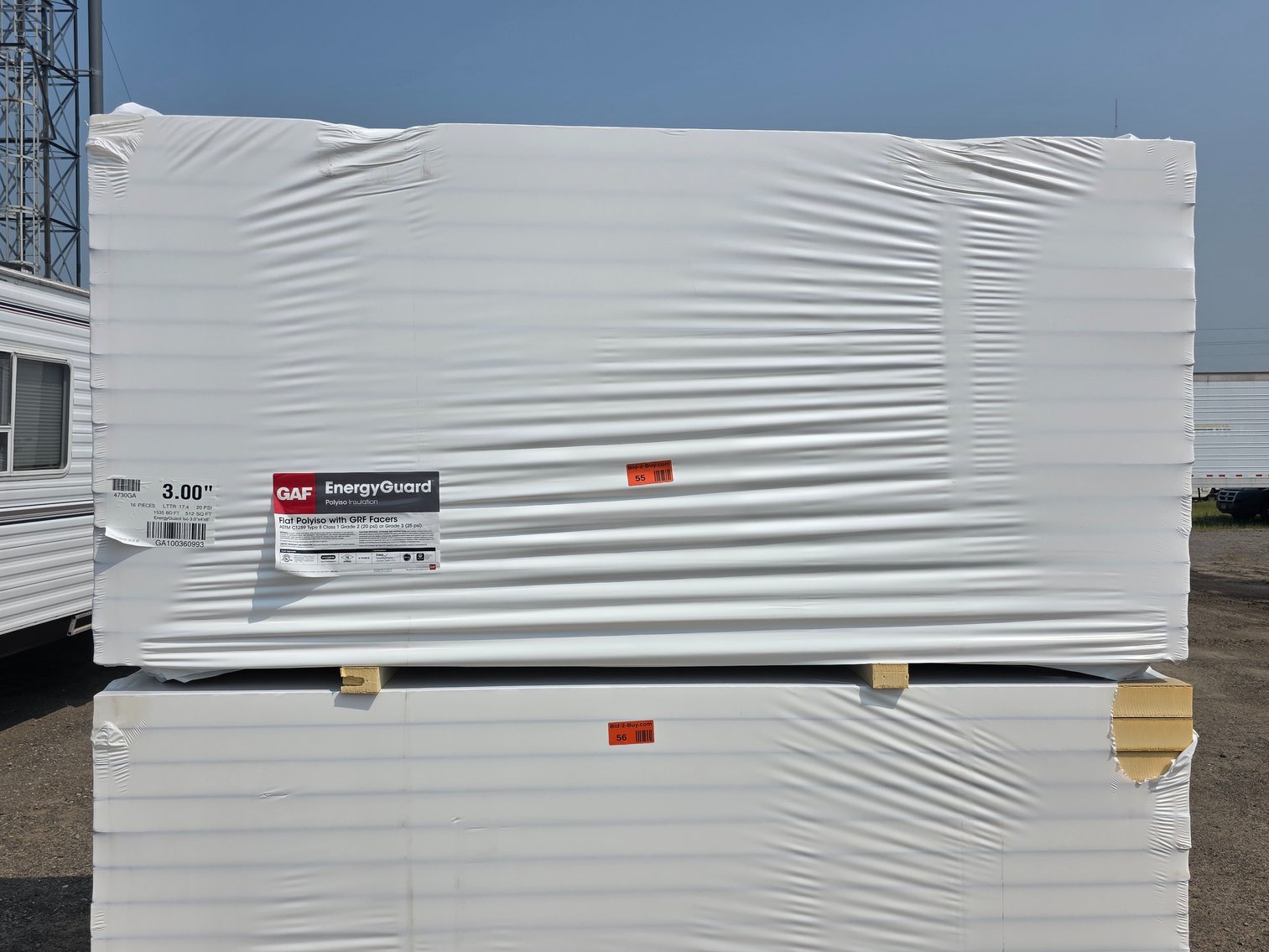 GAF EnergyGuard Polyiso Insulation: Tapered & Flat (145879)