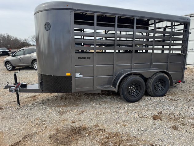 Image for New 2026 Good Guys Rancher Bumper Pull Stock Trailer