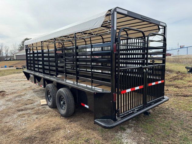 Image for New 2026 Good Guys Wrangler Gooseneck Stock Trailer