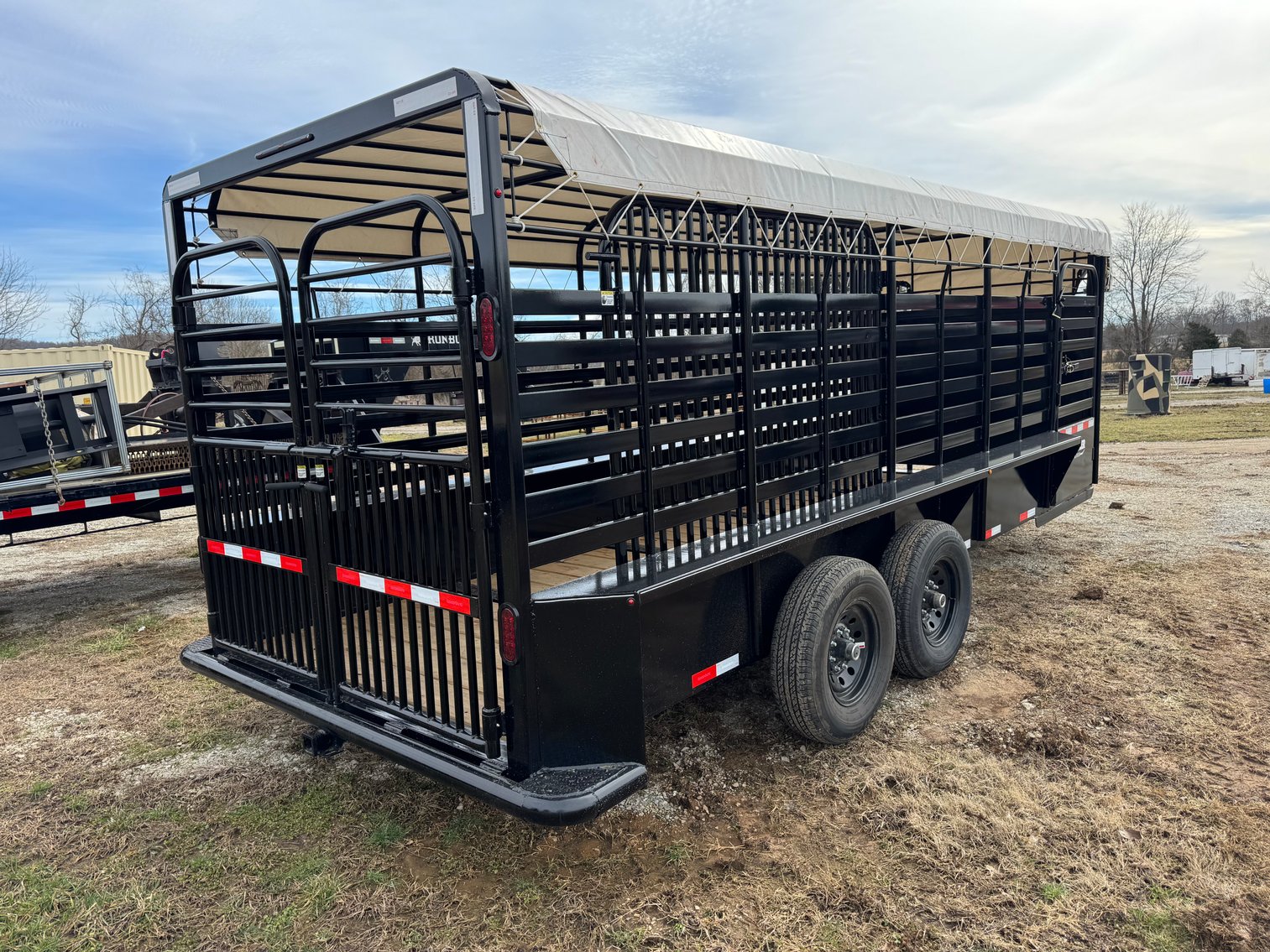 Image for New 2026 Good Guys Wrangler Gooseneck Stock Trailer