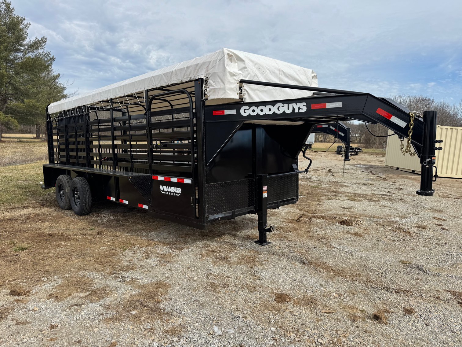 Image for New 2026 Good Guys Wrangler Gooseneck Stock Trailer