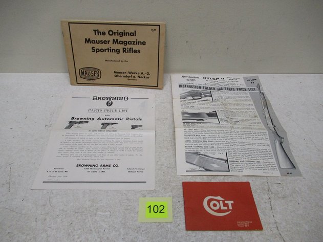 Image for Lot of 4 Gun Catalogs & Manuals