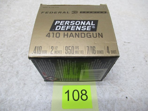 Image for Federal Personal Defense Handgun 410GA