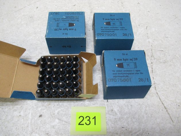 Image for Swedish 9mm Short Range Training Ammo