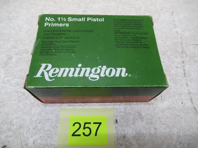 Image for Remington 1 1/2 Small Pistol Primers