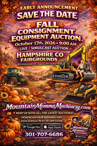 Image for Fall 2026 Hampshire Co. Consignment Equipment LIVE Auction