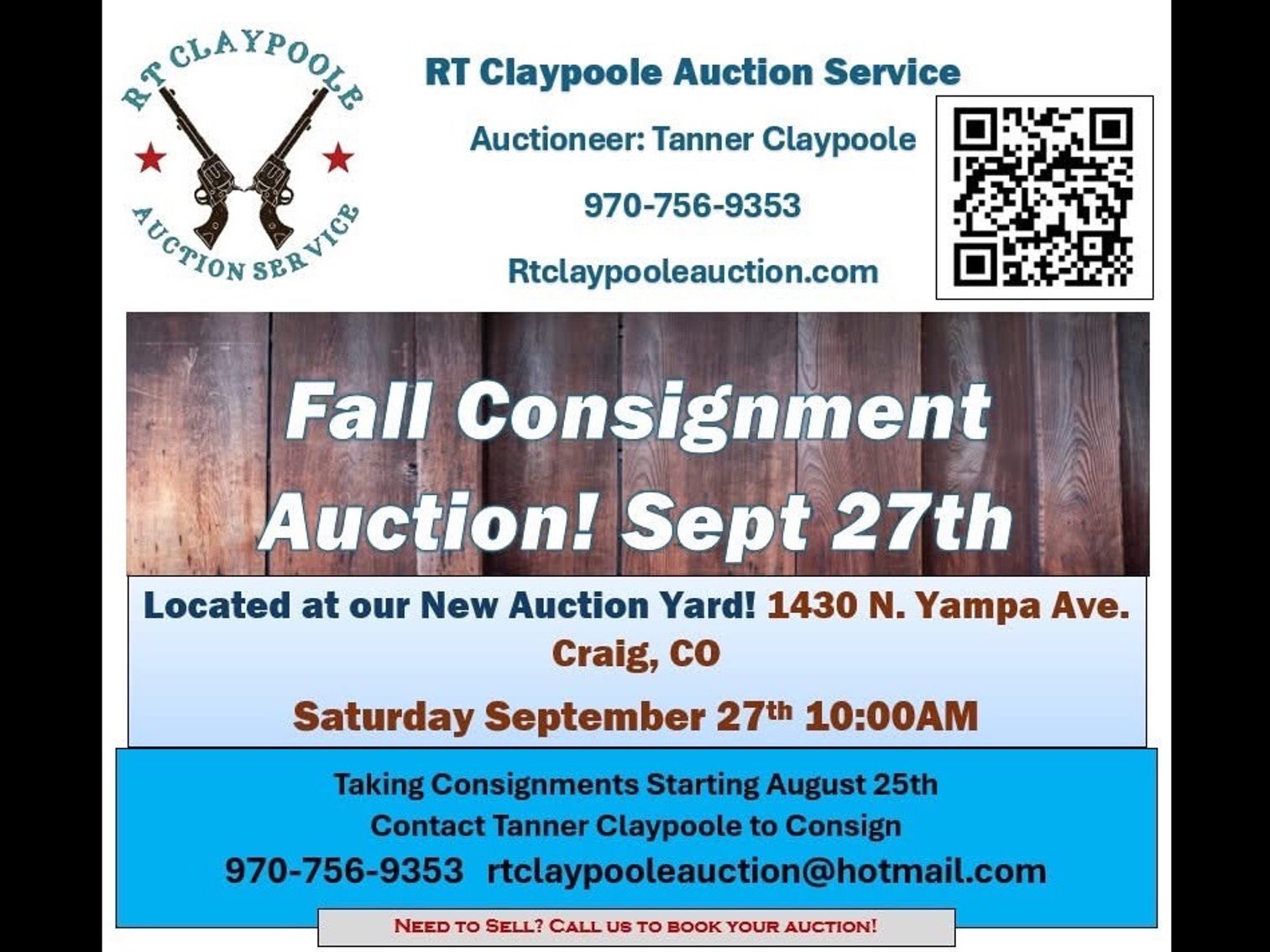 Image for (Live, In-Person Only) Fall Consignment Auction !!CLICK HERE!!