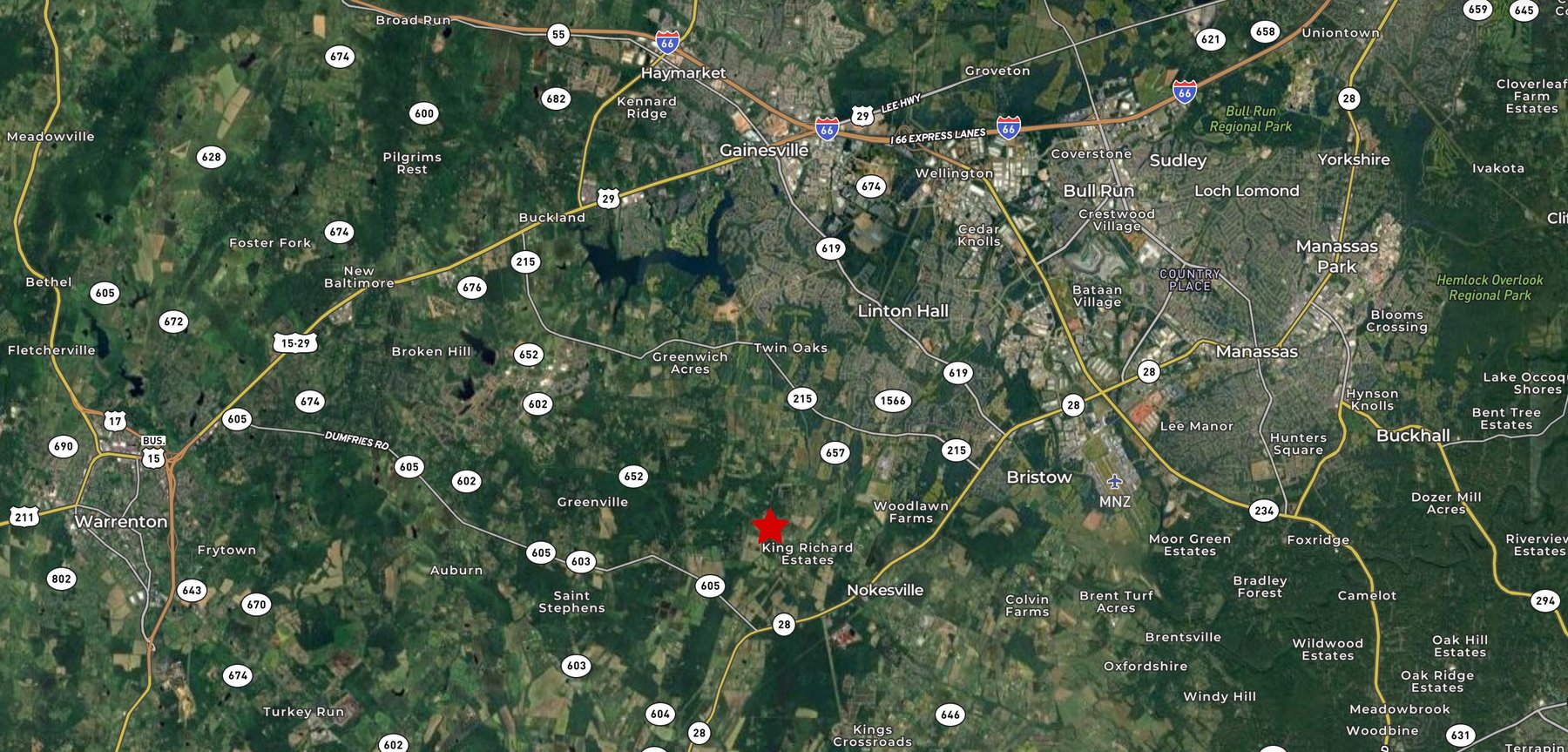 Image for 4 BR/2.5  BA Home w/Basement, Attached Garage & Barn/Shed on 7.5 +/- Acres in Prince William County, VA