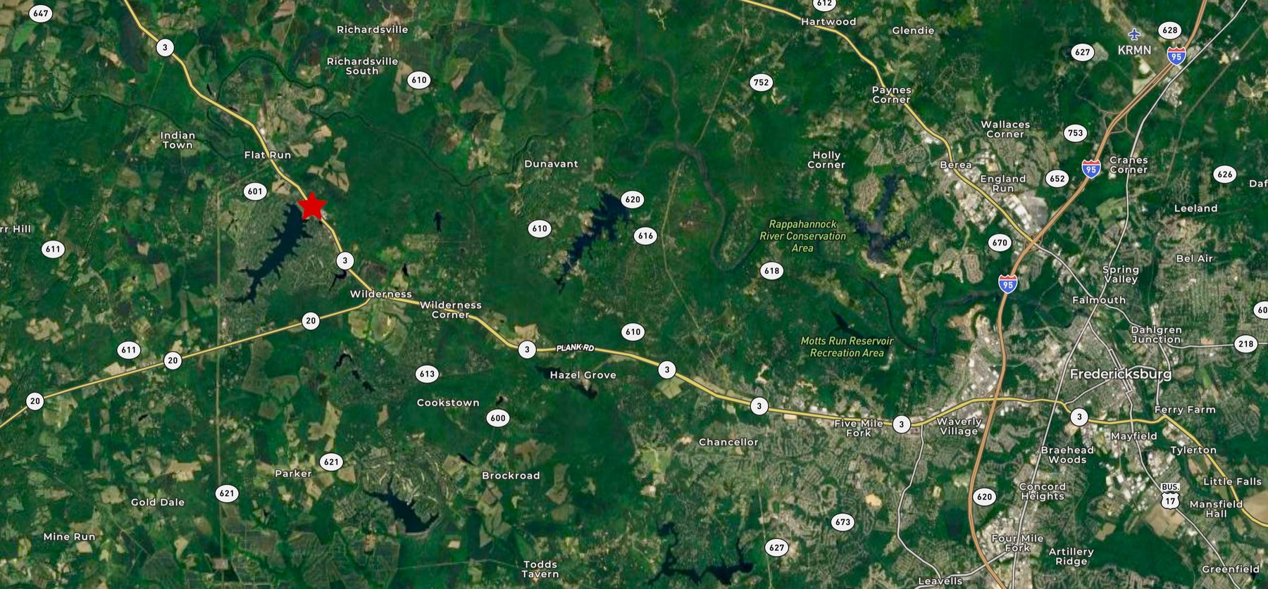 Image for 2 Commercially Zoned Land Parcels Totaling 4.9 +/- Acres Fronting Rt. 3 in Orange County, VA--ONLINE ONLY BIDDING!!