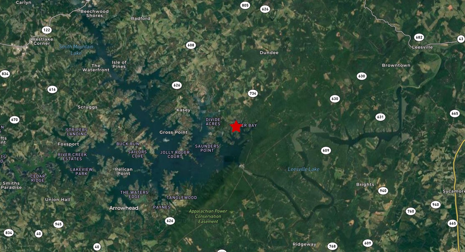 Image for 3 BR/3.5 BA Water View Home in the Smith Mountain Lake Community of Mountain View Shores--ONLINE ONLY BIDDING!!