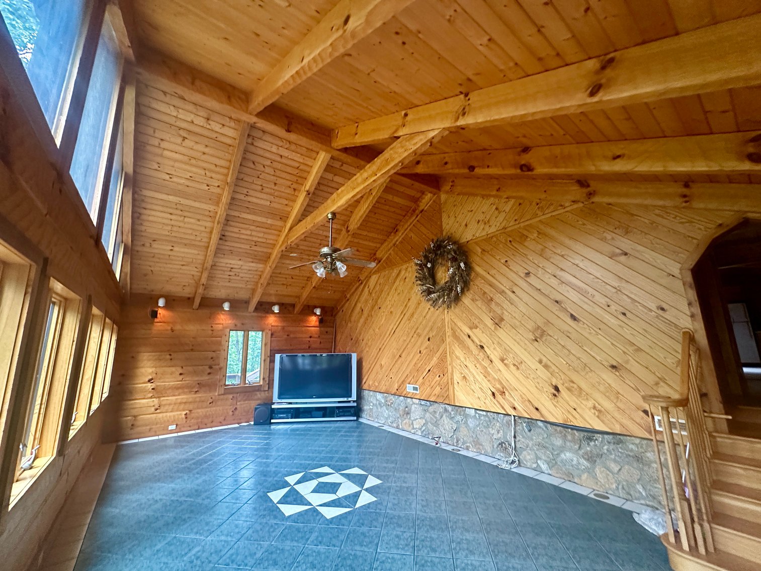 Image for 4 BR/2 BA Log Home on 7.9 +/- Acres w/400' +/- of Rapidan River Frontage & 2 Shops/Garages--Madison County, VA