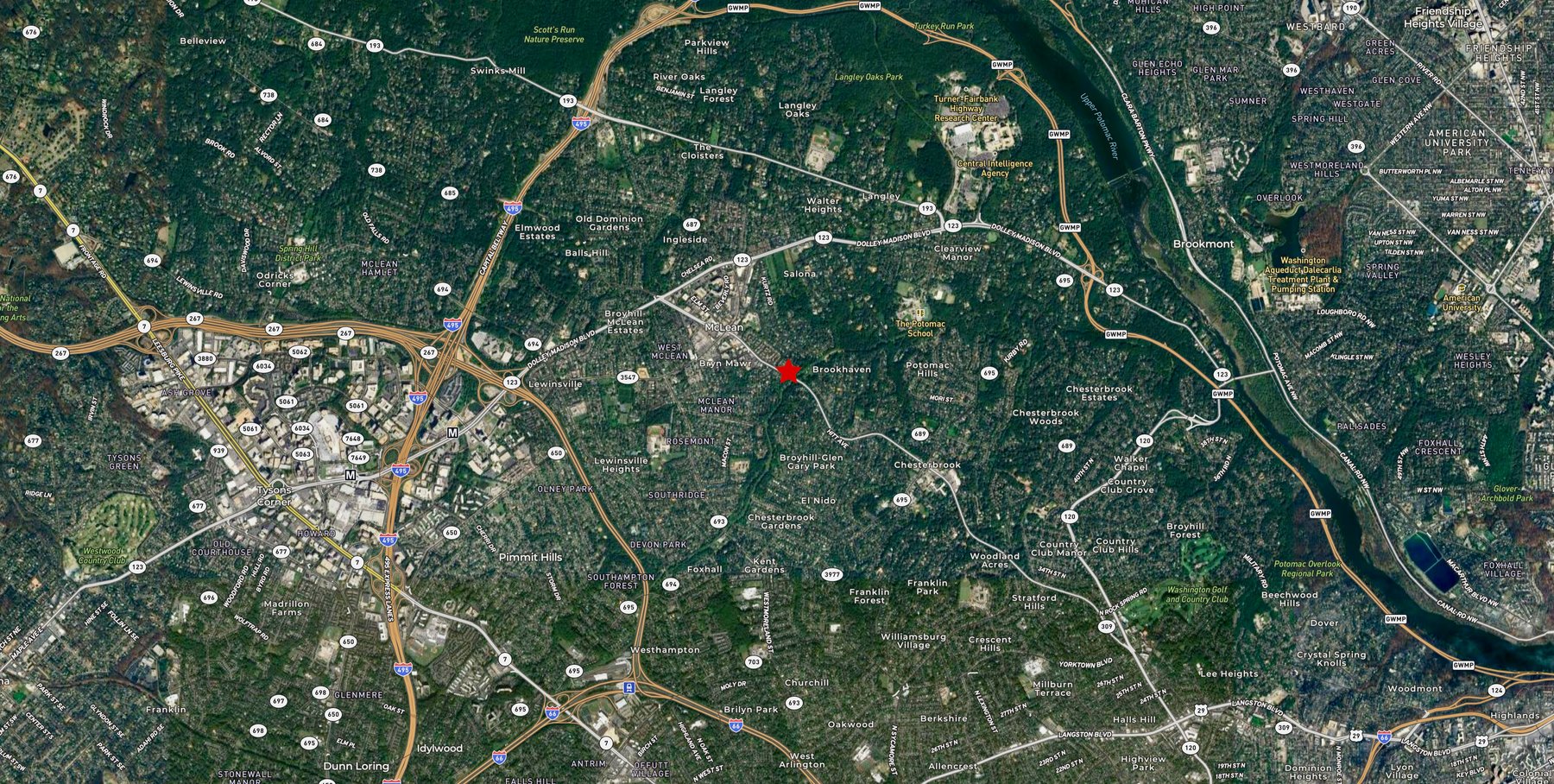 Image for 3 BR/3.5 BA Brick Townhome Located in Old Dominion Square in the heart of McLean, VA--ONLINE ONLY BIDDING!!