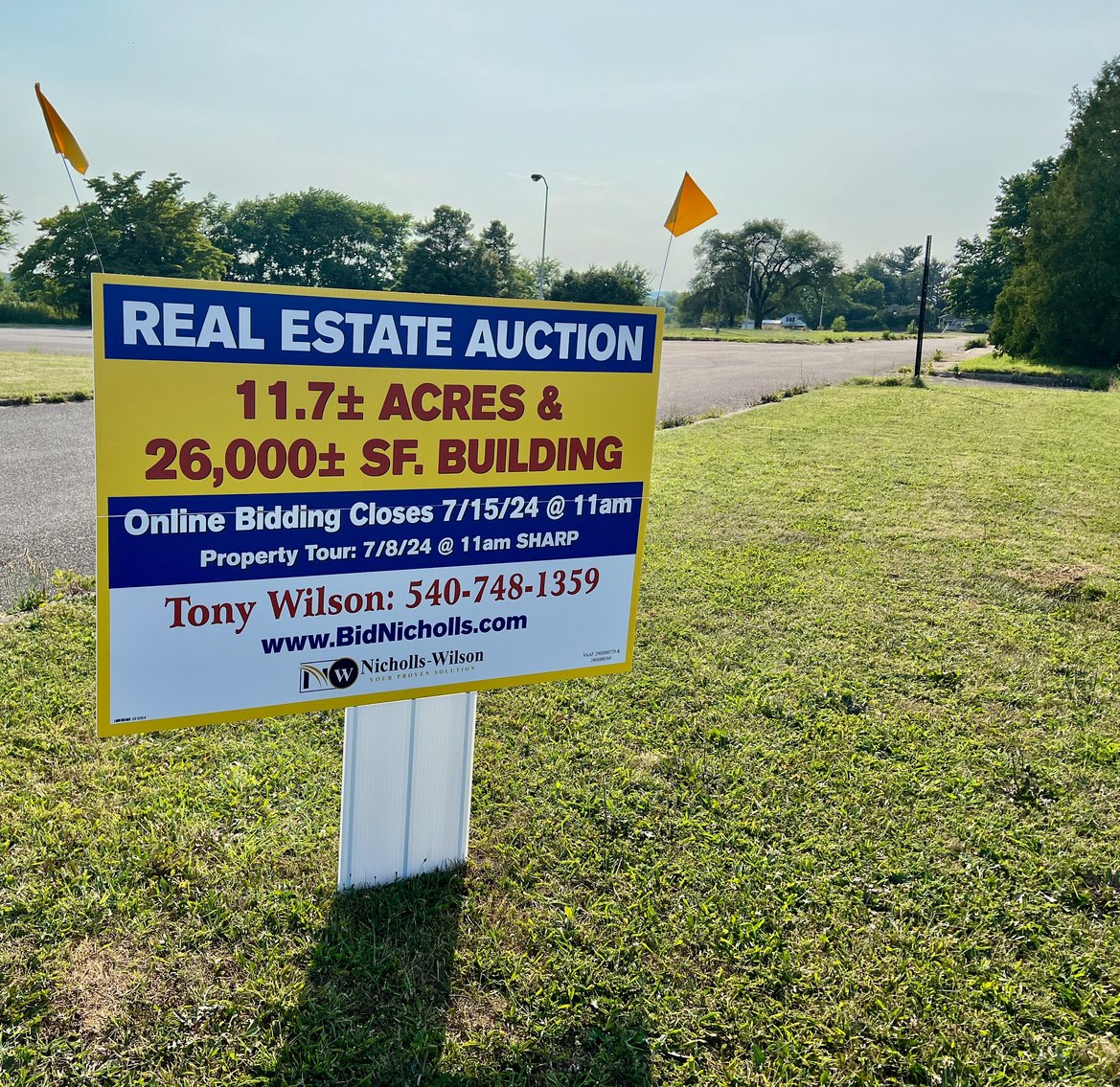 Image for 11.74 +/- Acres & 26,000 +/- sf. Former School Building w/Business Zoning in Hagerstown, MD--ONLINE ONLY BIDDING!!