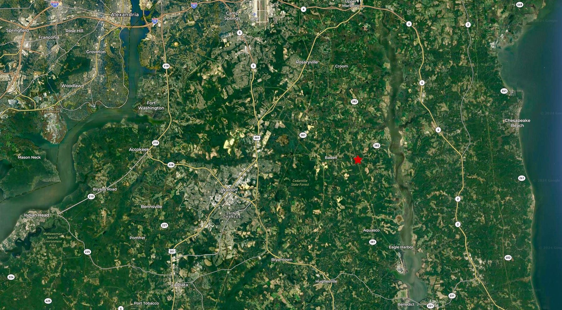 Image for 13.6 +/- Acre Wooded Land Parcel w/390' +/- of Road Frontage in Prince George's County, MD--ONLINE ONLY BIDDING!!