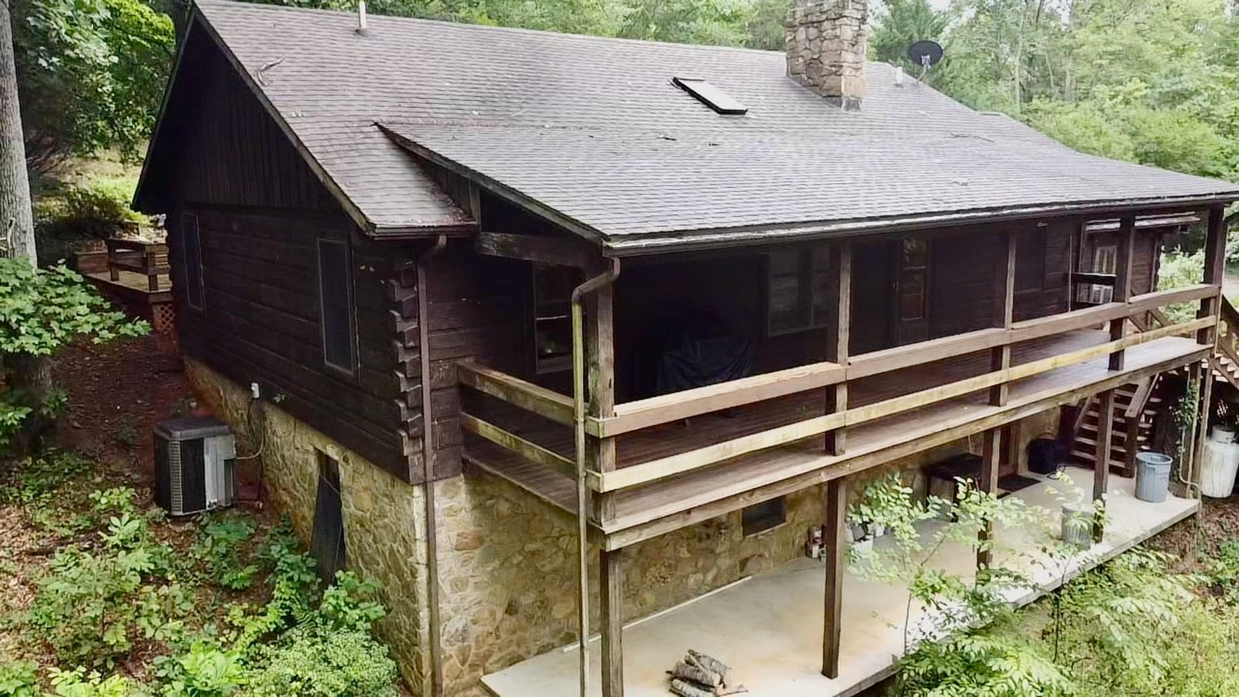 Image for 4 BR/2 BA Log Home on 7.9 +/- Acres w/400' +/- of Rapidan River Frontage & 2 Shops/Garages--Madison County, VA