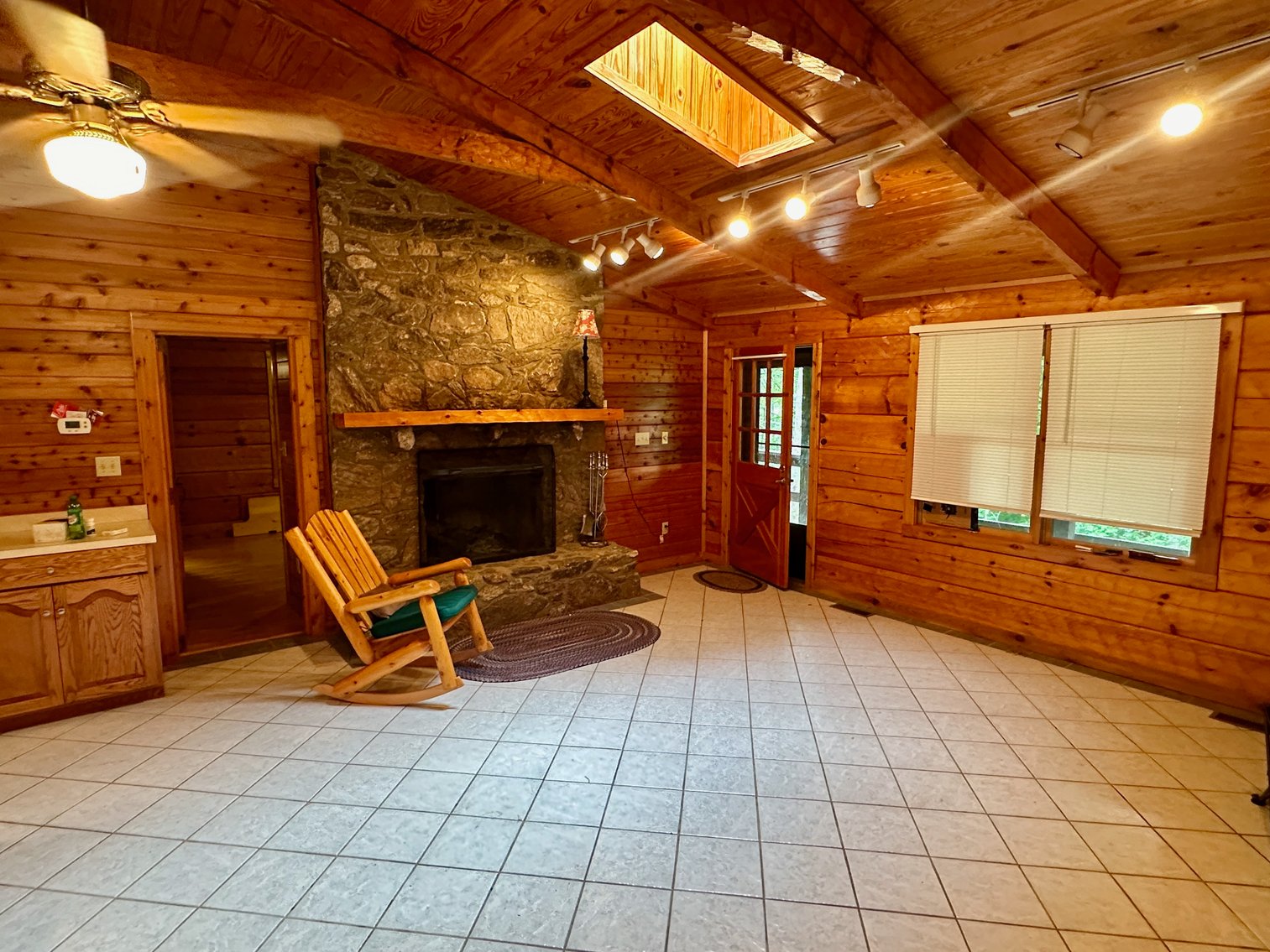 Image for 4 BR/2 BA Log Home on 7.9 +/- Acres w/400' +/- of Rapidan River Frontage & 2 Shops/Garages--Madison County, VA