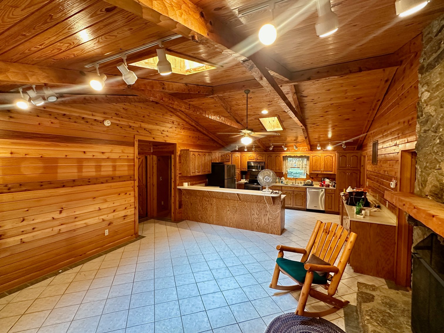 Image for 4 BR/2 BA Log Home on 7.9 +/- Acres w/400' +/- of Rapidan River Frontage & 2 Shops/Garages--Madison County, VA