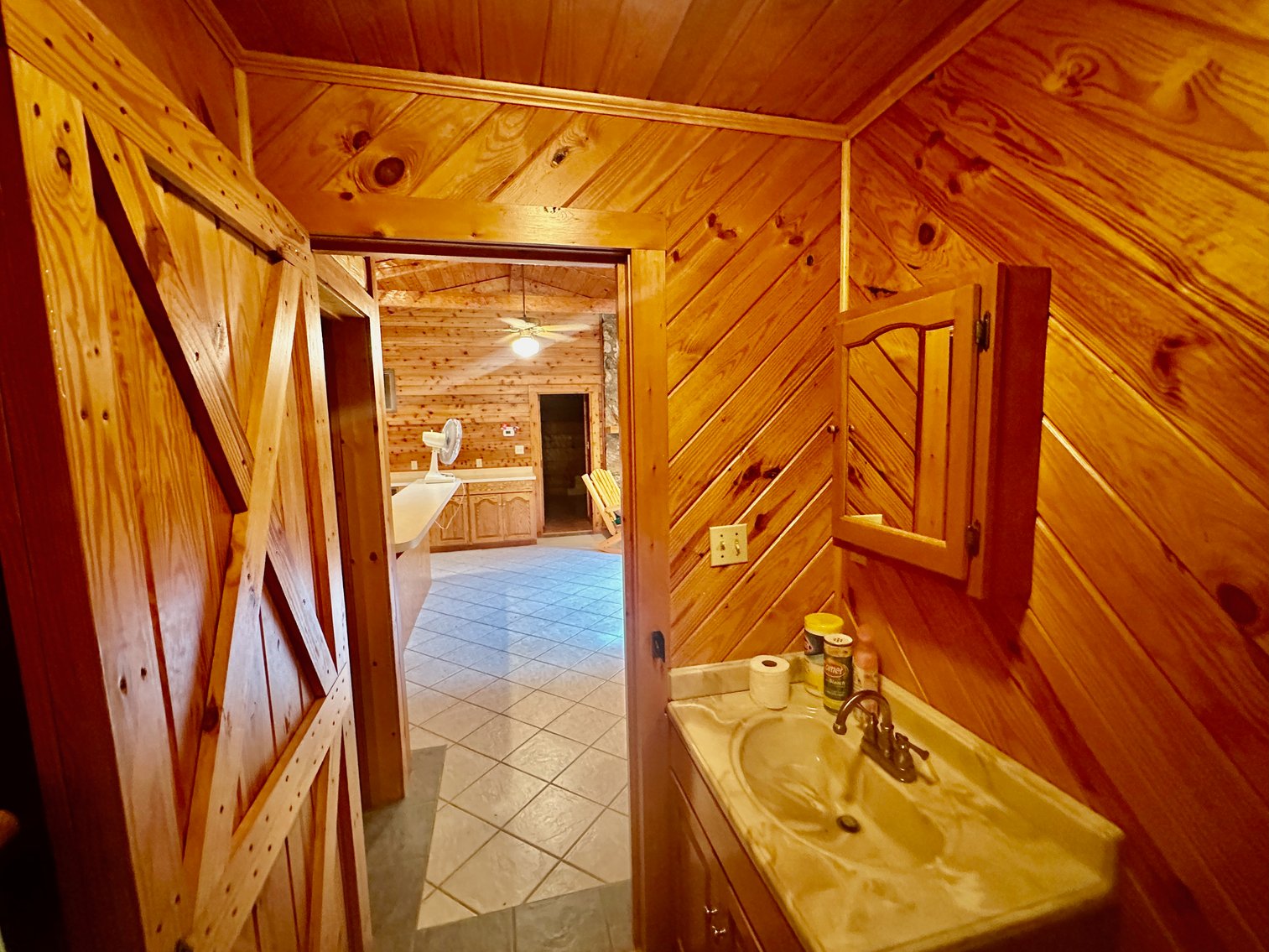 Image for 4 BR/2 BA Log Home on 7.9 +/- Acres w/400' +/- of Rapidan River Frontage & 2 Shops/Garages--Madison County, VA