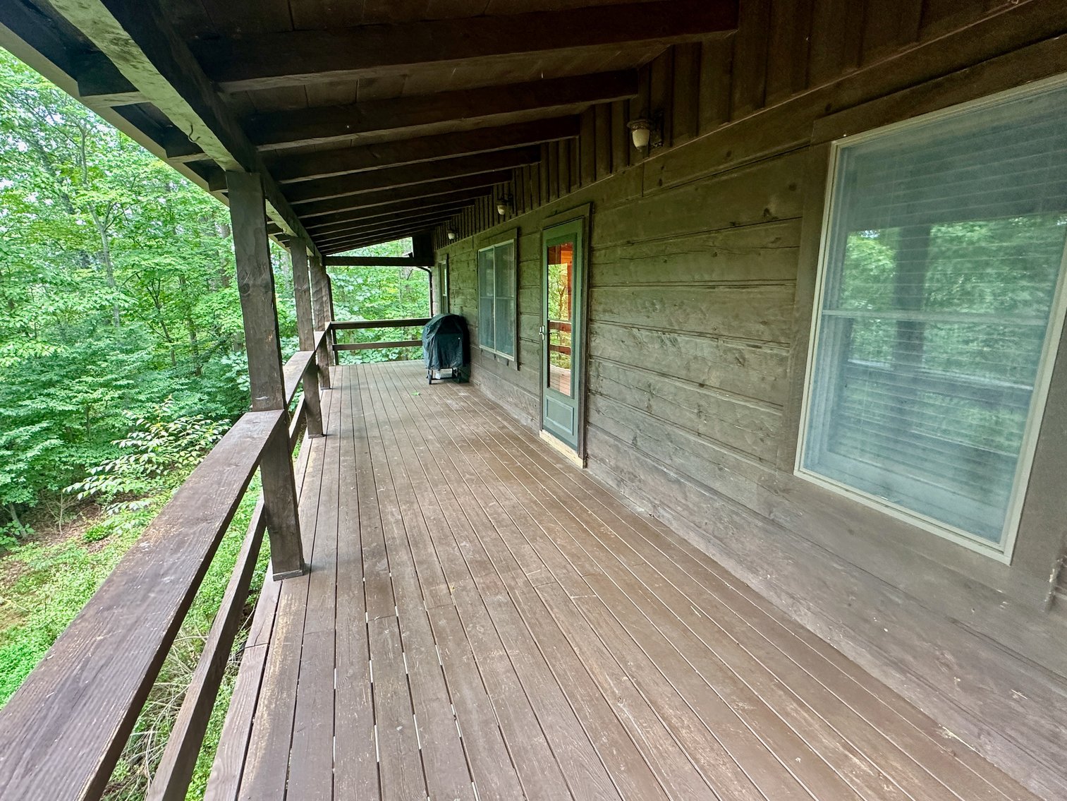 Image for 4 BR/2 BA Log Home on 7.9 +/- Acres w/400' +/- of Rapidan River Frontage & 2 Shops/Garages--Madison County, VA