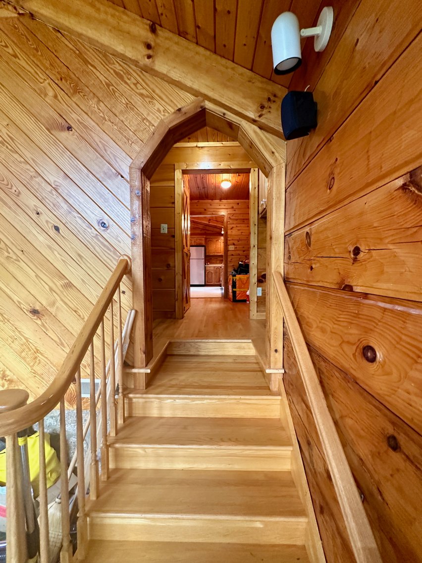 Image for 4 BR/2 BA Log Home on 7.9 +/- Acres w/400' +/- of Rapidan River Frontage & 2 Shops/Garages--Madison County, VA