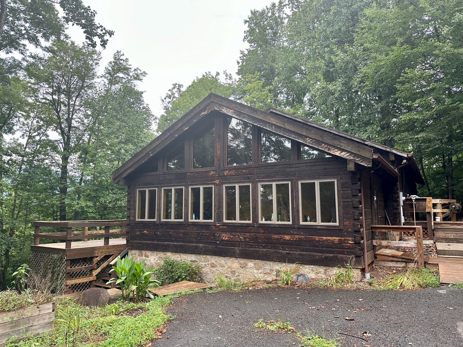 Image for 4 BR/2 BA Log Home on 7.9 +/- Acres w/400' +/- of Rapidan River Frontage & 2 Shops/Garages--Madison County, VA