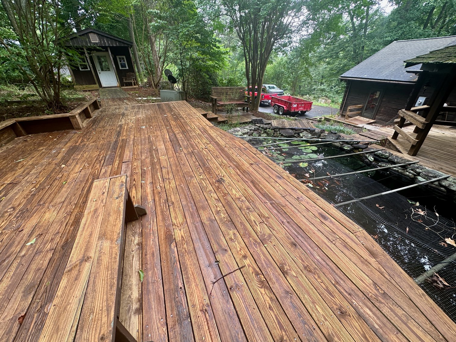 Image for 4 BR/2 BA Log Home on 7.9 +/- Acres w/400' +/- of Rapidan River Frontage & 2 Shops/Garages--Madison County, VA