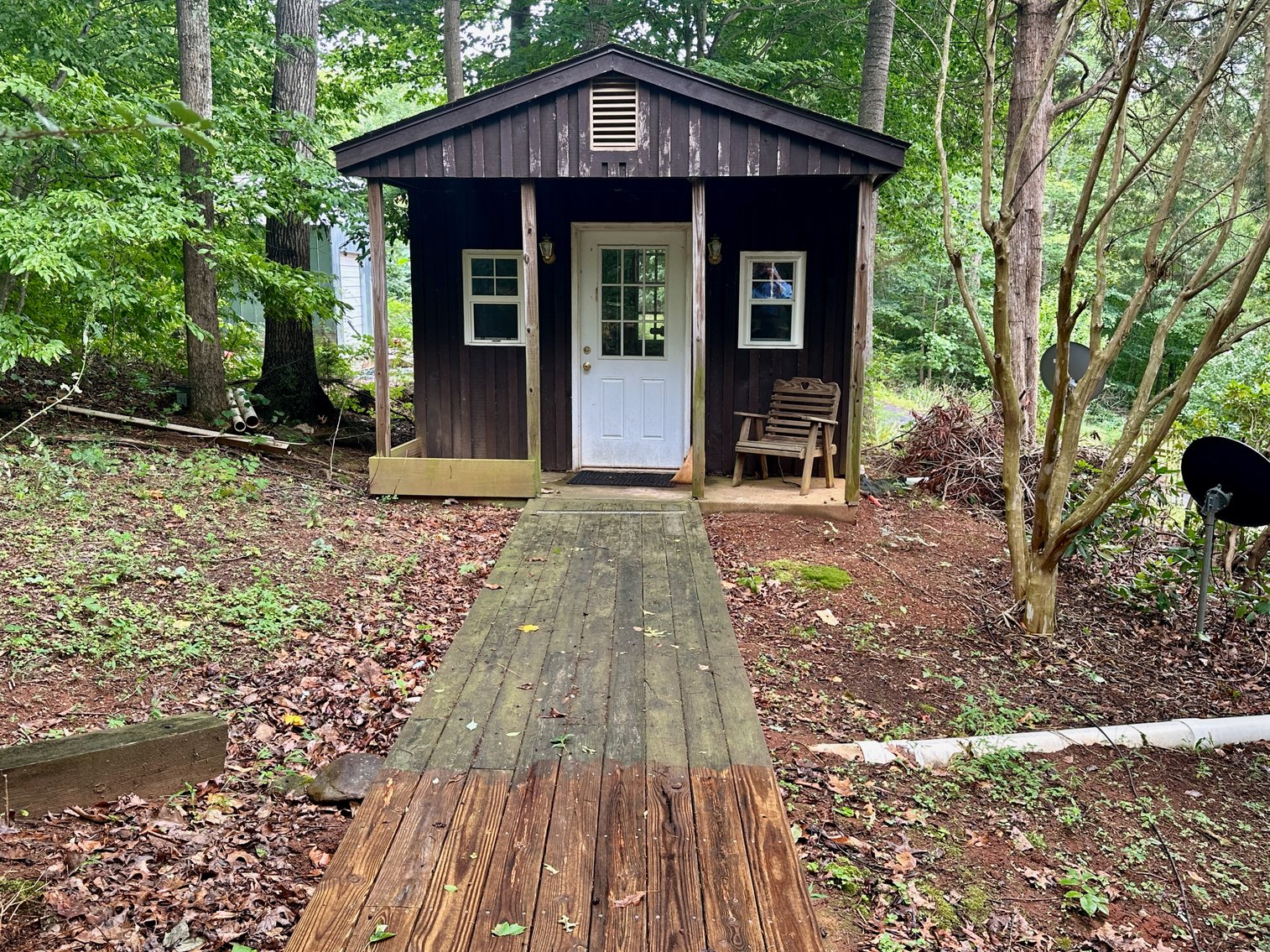 Image for 4 BR/2 BA Log Home on 7.9 +/- Acres w/400' +/- of Rapidan River Frontage & 2 Shops/Garages--Madison County, VA