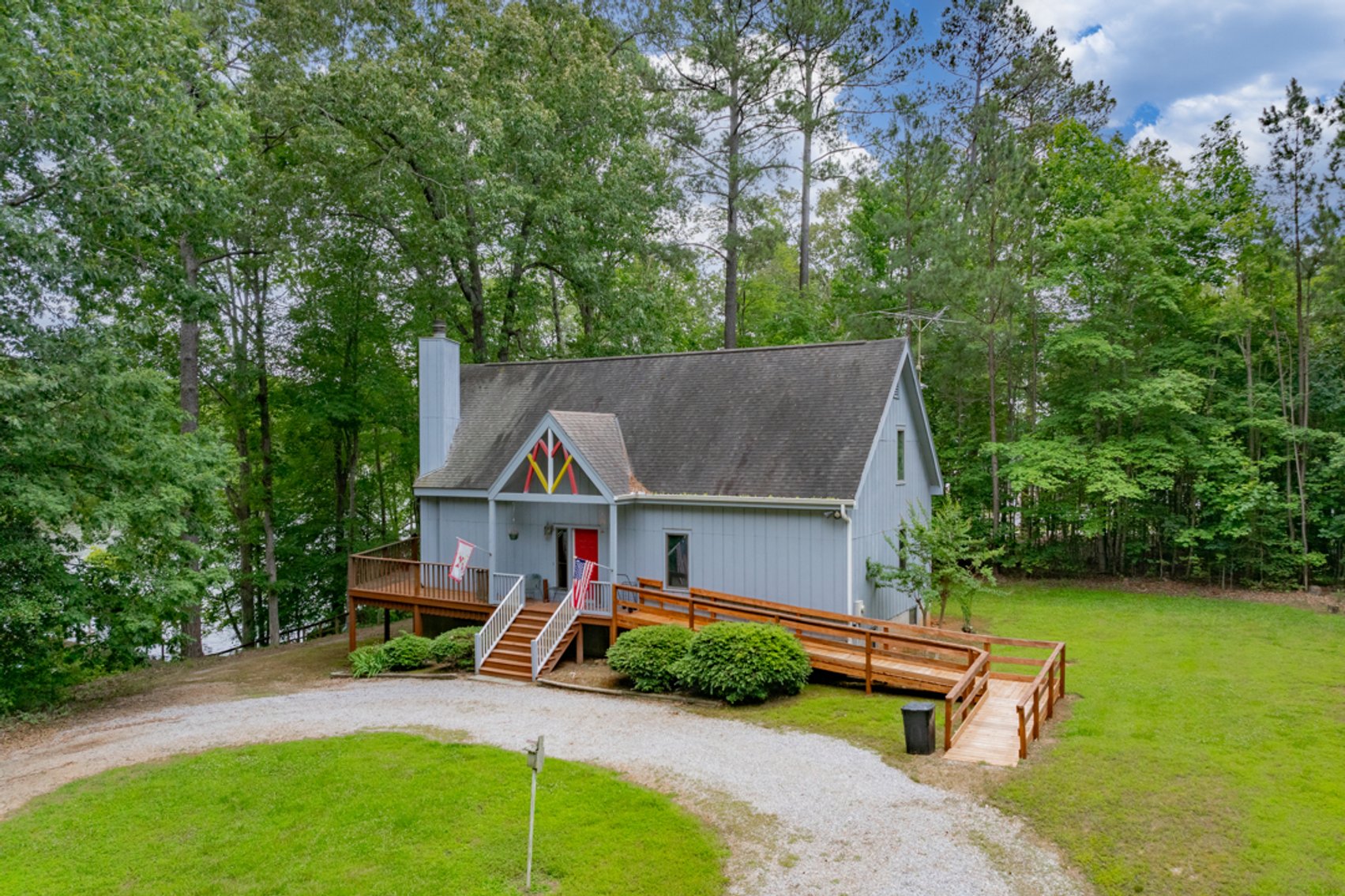 Image for 3 BR/2 BA Lake Gaston Waterfront Home w/Boat House on 1.17 +/- Acre Deep Water Lot--ONLINE ONLY BIDDING!!