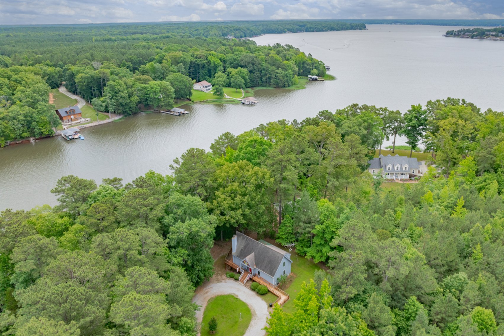 Image for 3 BR/2 BA Lake Gaston Waterfront Home w/Boat House on 1.17 +/- Acre Deep Water Lot--ONLINE ONLY BIDDING!!