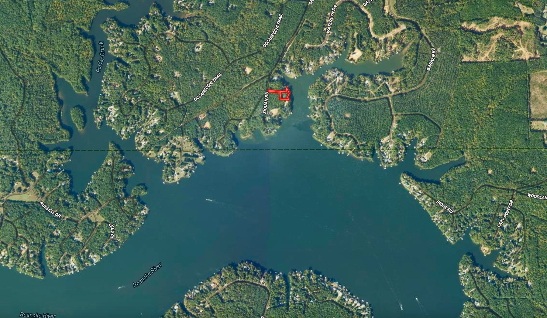 Image for 3 BR/2 BA Lake Gaston Waterfront Home w/Boat House on 1.17 +/- Acre Deep Water Lot--ONLINE ONLY BIDDING!!