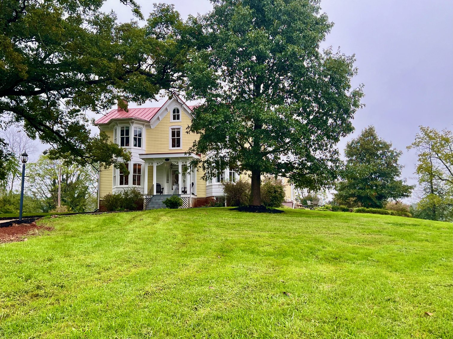 Image for 4 BR/4 BA Victorian/Queen Anne Style Farm House:  Detached Garages/Shops w/Apartment, Pond & Pool on 10.5 +/- Acres in Fauquier County, VA