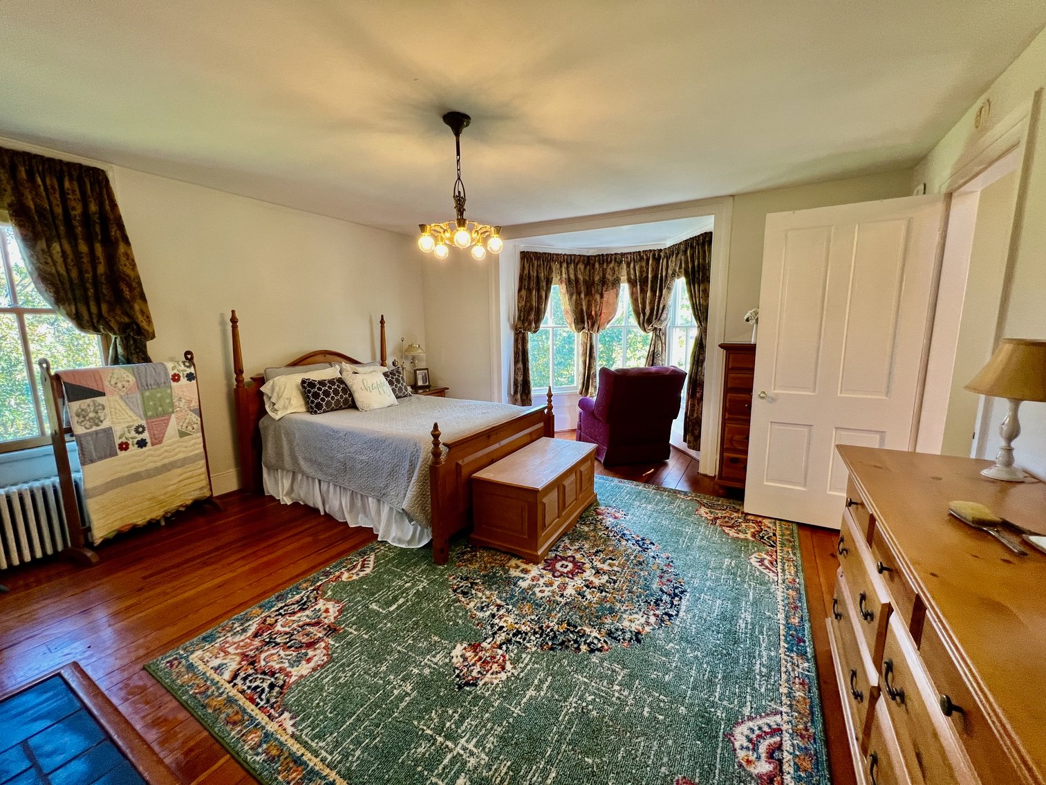 Image for 4 BR/4 BA Victorian/Queen Anne Style Farm House:  Detached Garages/Shops w/Apartment, Pond & Pool on 10.5 +/- Acres in Fauquier County, VA